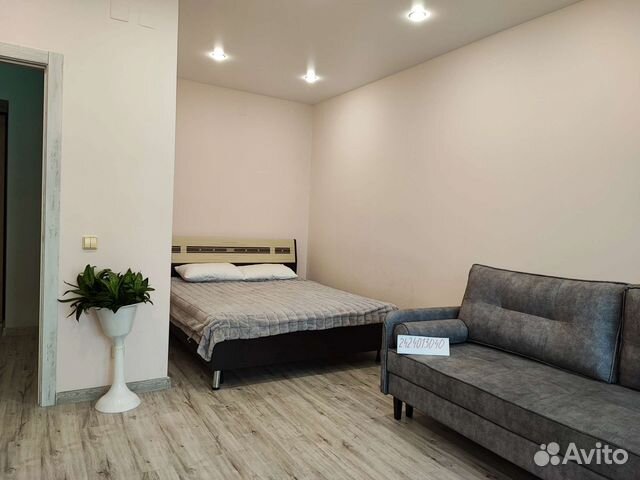

1-к. квартира, 44 м², 2 кровати