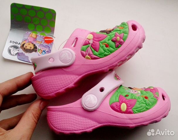 Сабо Crocs Даша Дора следопыт 23 - 24 р. оригинал Сабо Crocs Даша Дора следопыт 23 - 24 р. оригинал