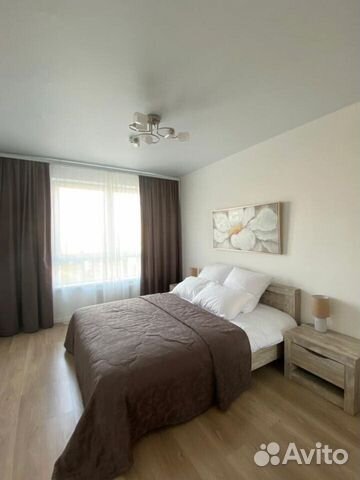 

1-к. квартира, 44 м², 2 кровати