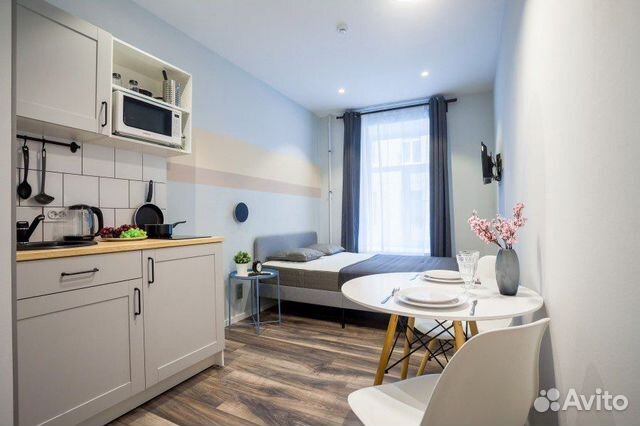

Квартира-студия, 17 м², 1 кровать