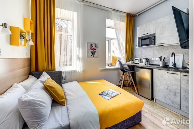 

Квартира-студия, 15 м², 1 кровать