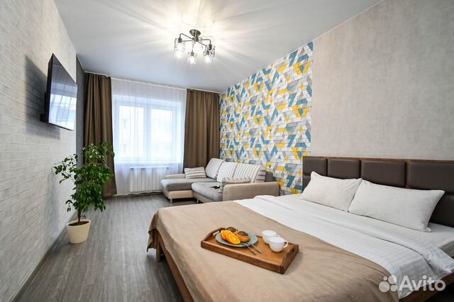 

1-к. квартира, 47 м², 2 кровати