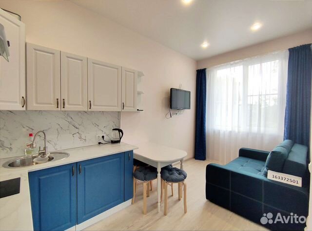 

Квартира-студия, 30 м², 2 кровати
