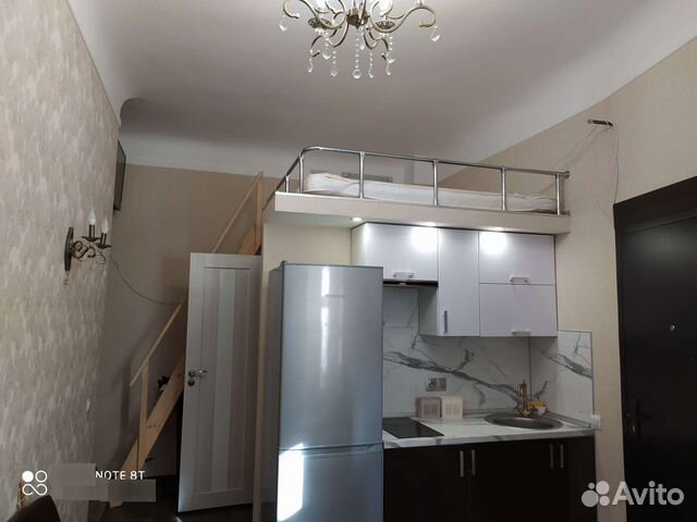 

Квартира-студия, 17 м², 2 кровати