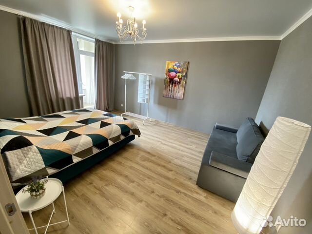 

1-к. квартира, 46 м², 3 кровати