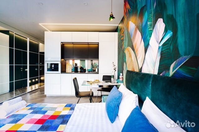 

Квартира-студия, 33 м², 1 кровать