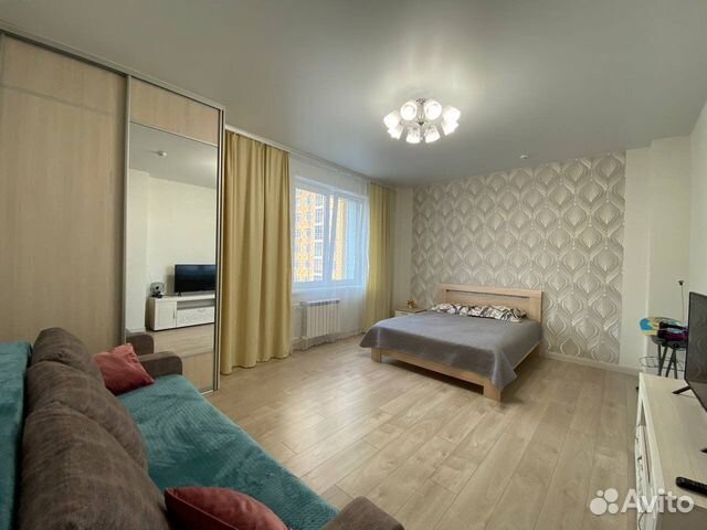 

1-к. квартира, 46 м², 2 кровати