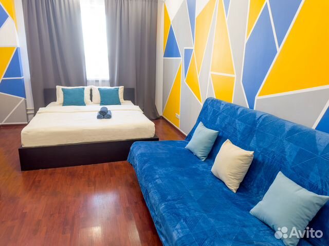 

1-к. квартира, 48 м², 2 кровати