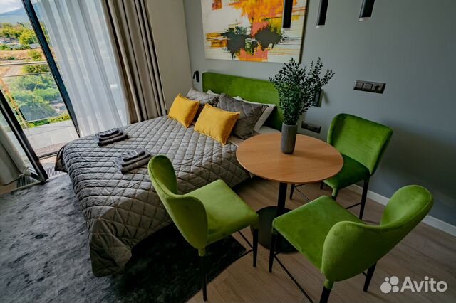 

Квартира-студия, 32,9 м², 2 кровати