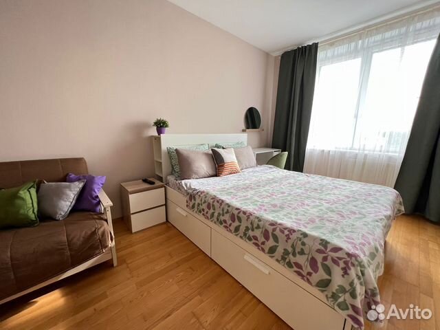 

1-к. квартира, 46 м², 3 кровати