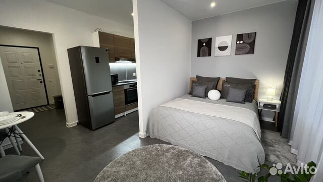 

Квартира-студия, 30 м², 1 кровать