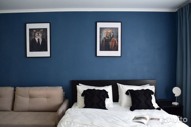 

Квартира-студия, 30 м², 2 кровати