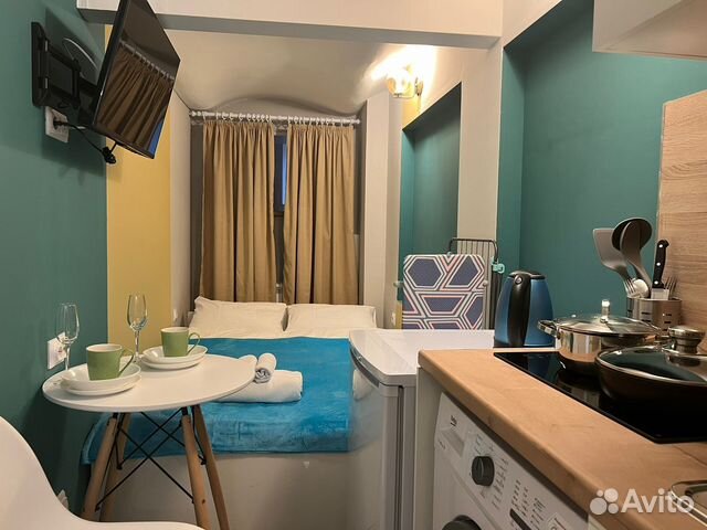 

Квартира-студия, 10 м², 1 кровать