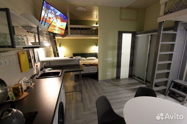 

Квартира-студия, 24 м², 3 кровати