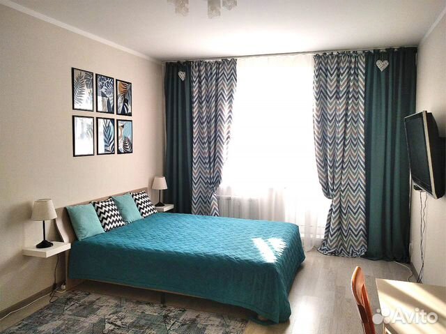

1-к. квартира, 43 м², 3 кровати