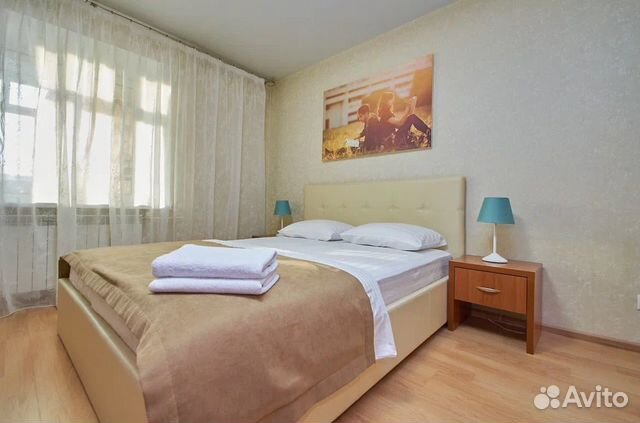 

1-к. квартира, 56 м², 3 кровати