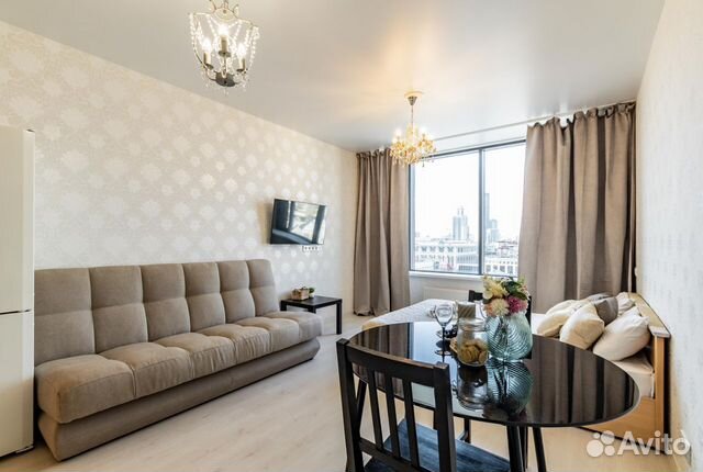 

Квартира-студия, 40 м², 2 кровати