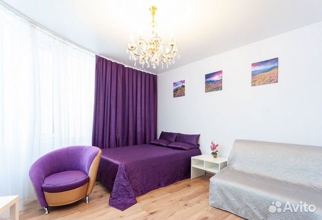 

Квартира-студия, 35 м², 1 кровать