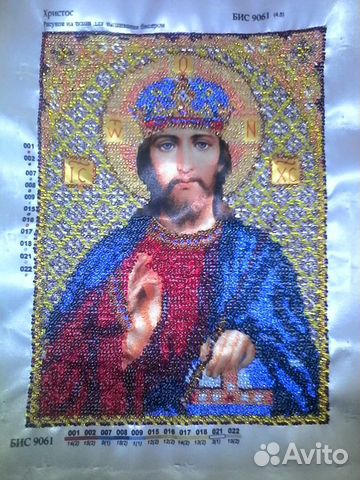 Икона из бисера