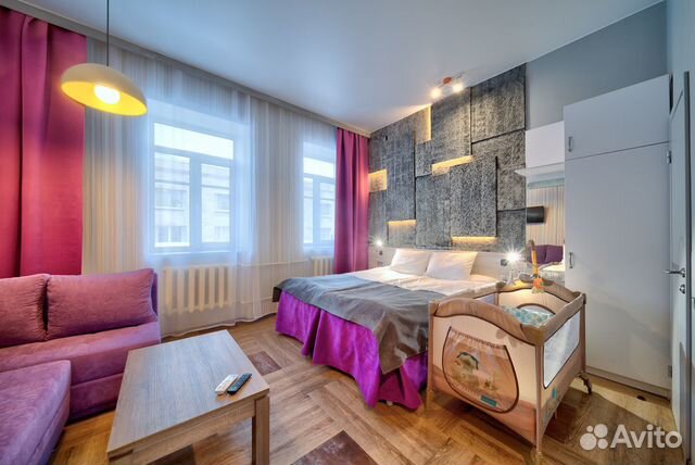 

Квартира-студия в апарт-отеле, 24 м², 1 кровать