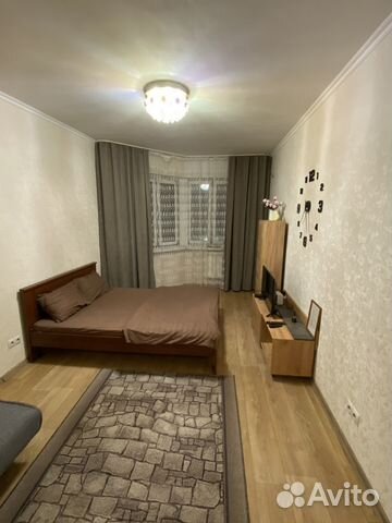

1-к. квартира, 44 м², 2 кровати
