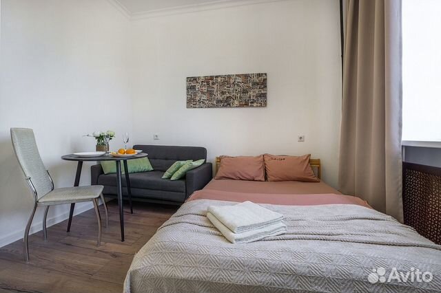 

Квартира-студия, 23 м², 2 кровати