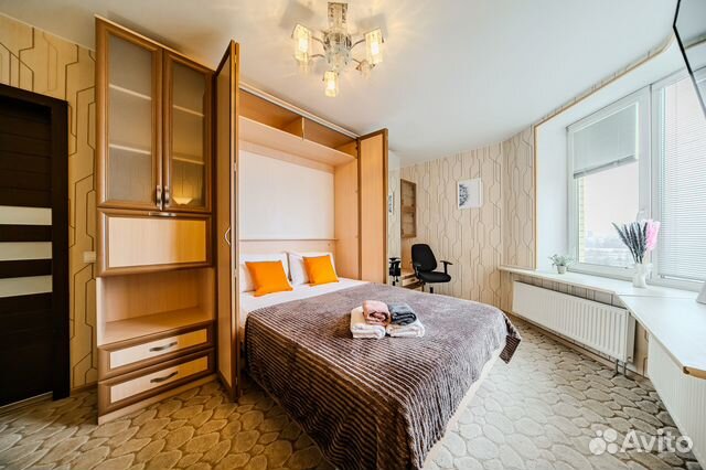 

1-к. квартира, 32 м², 2 кровати