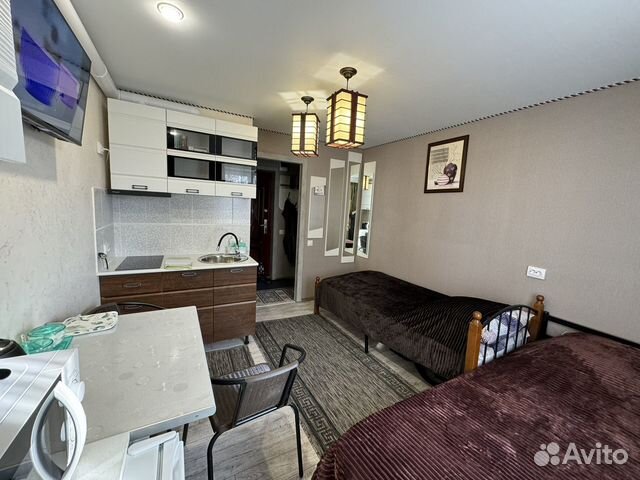 

Квартира-студия, 16,8 м², 2 кровати