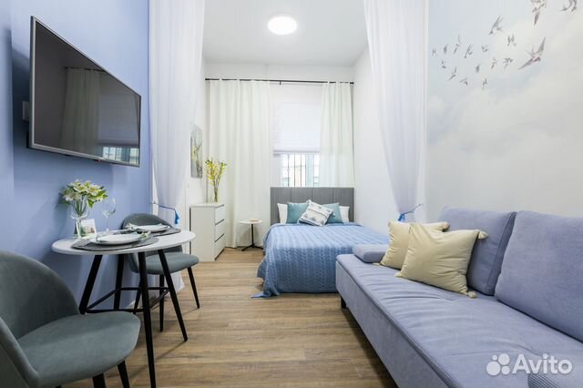 

Квартира-студия, 20 м², 2 кровати