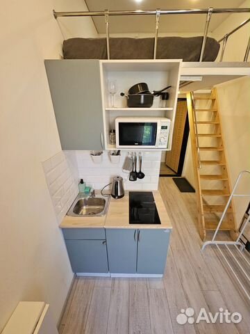 

Квартира-студия, 17 м², 2 кровати