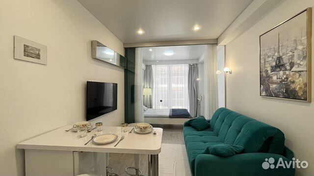 

Квартира-студия в апарт-отеле, 35 м², 2 кровати