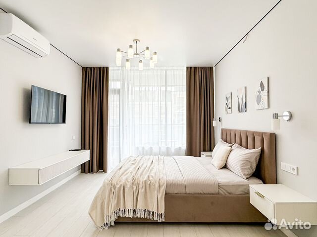 

1-к. квартира, 45 м², 3 кровати