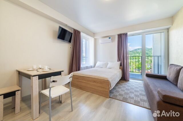 

Квартира-студия, 29 м², 2 кровати