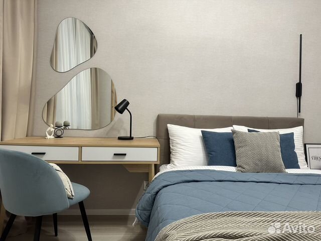 

1-к. квартира, 38 м², 2 кровати