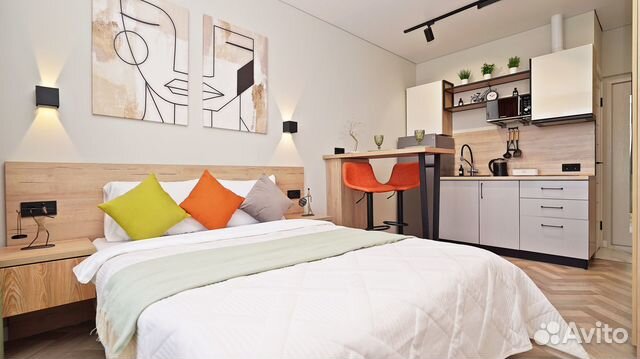 

Квартира-студия, 25 м², 1 кровать