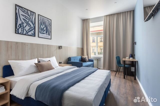 

1-к. квартира, 21 м², 2 кровати