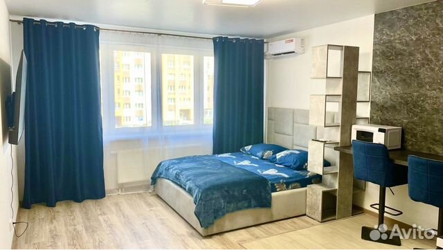 

Квартира-студия, 30 м², 1 кровать