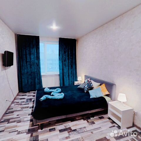 

1-к. квартира, 42 м², 2 кровати