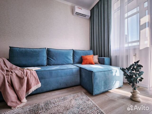 

1-к. квартира, 42 м², 2 кровати
