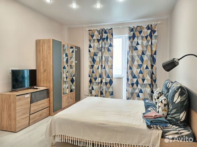 

1-к. квартира, 45 м², 3 кровати
