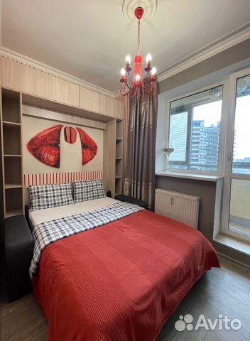 

Квартира-студия, 26 м², 2 кровати
