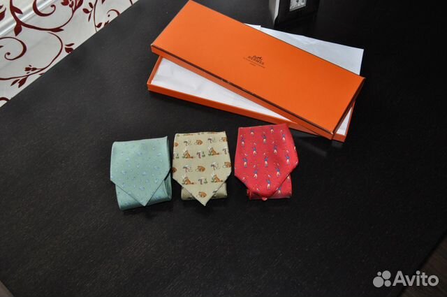 Hermes. галстуки