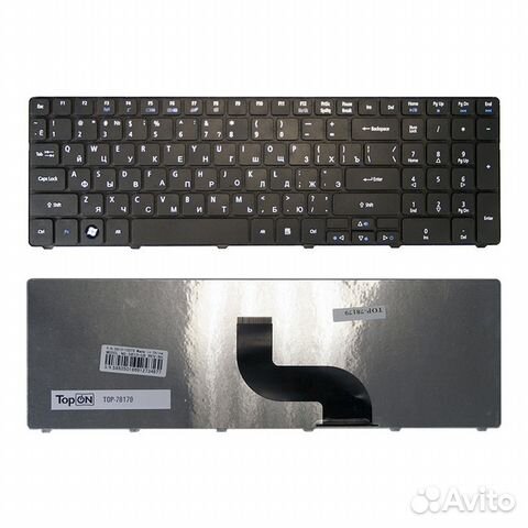 88142272142 Клавиатура для ноутбука Acer 58105810T 5410T 5820