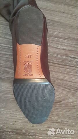 Сапоги ботфорты.Новые.Италия. Кожа.38 Сапоги ботфорты.Новые.Италия. Кожа.38