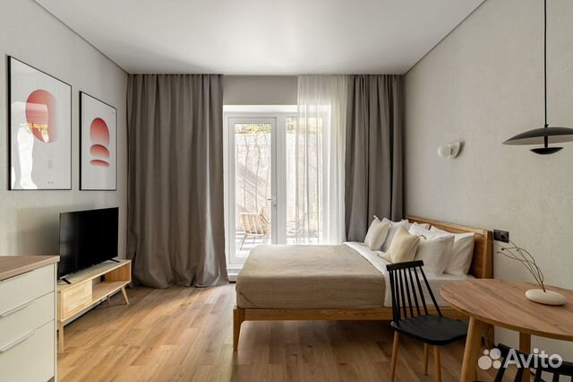

Квартира-студия в апарт-отеле, 30 м², 1 кровать