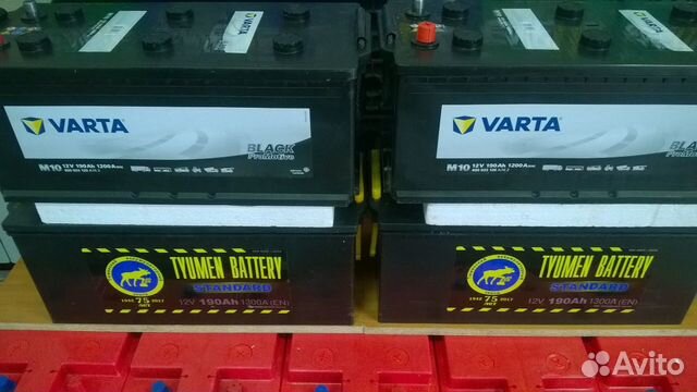 Аккумуляторы. Varta 190Ач 1200А M10 Аккумуляторы. Varta 190Ач 1200А M10