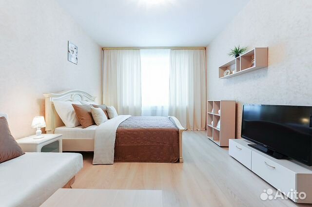 

1-к. квартира, 38 м², 2 кровати