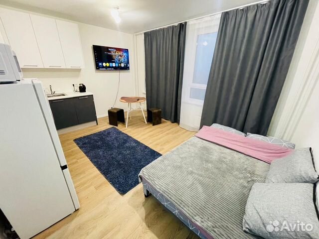 

Квартира-студия, 28 м², 1 кровать
