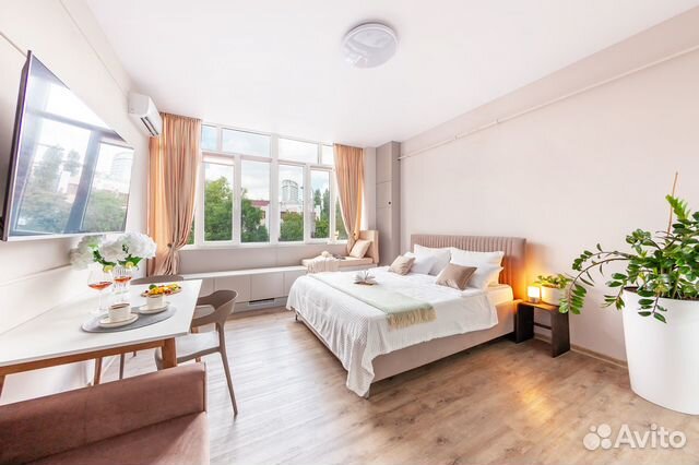 

Квартира-студия, 30 м², 2 кровати