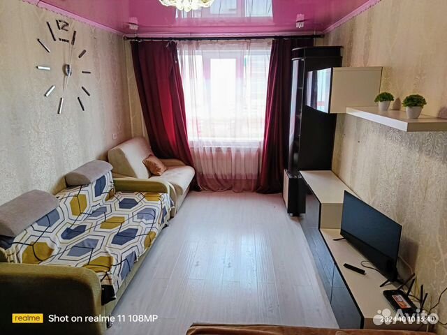 

1-к. квартира, 41 м², 3 кровати